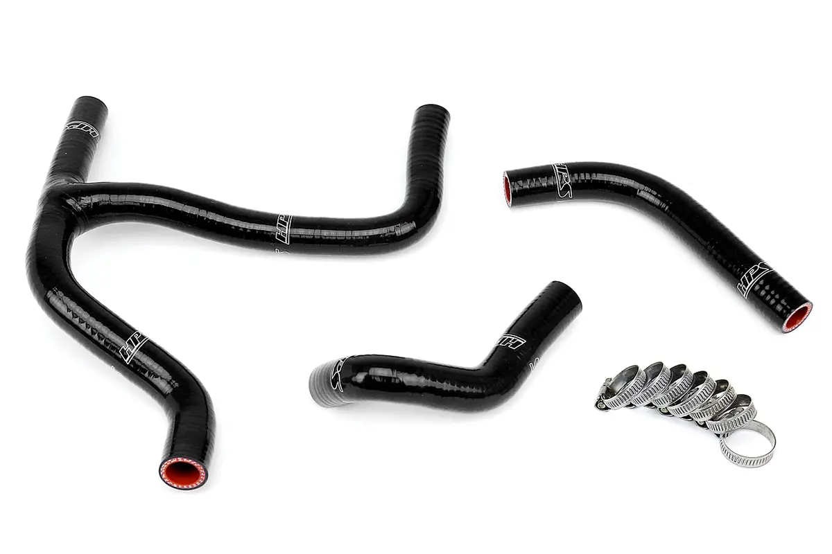 Hps Performance High Temp Reinforced Silicone Radiator Coolant Hose Kit, Black, 57-1255-Blk 1