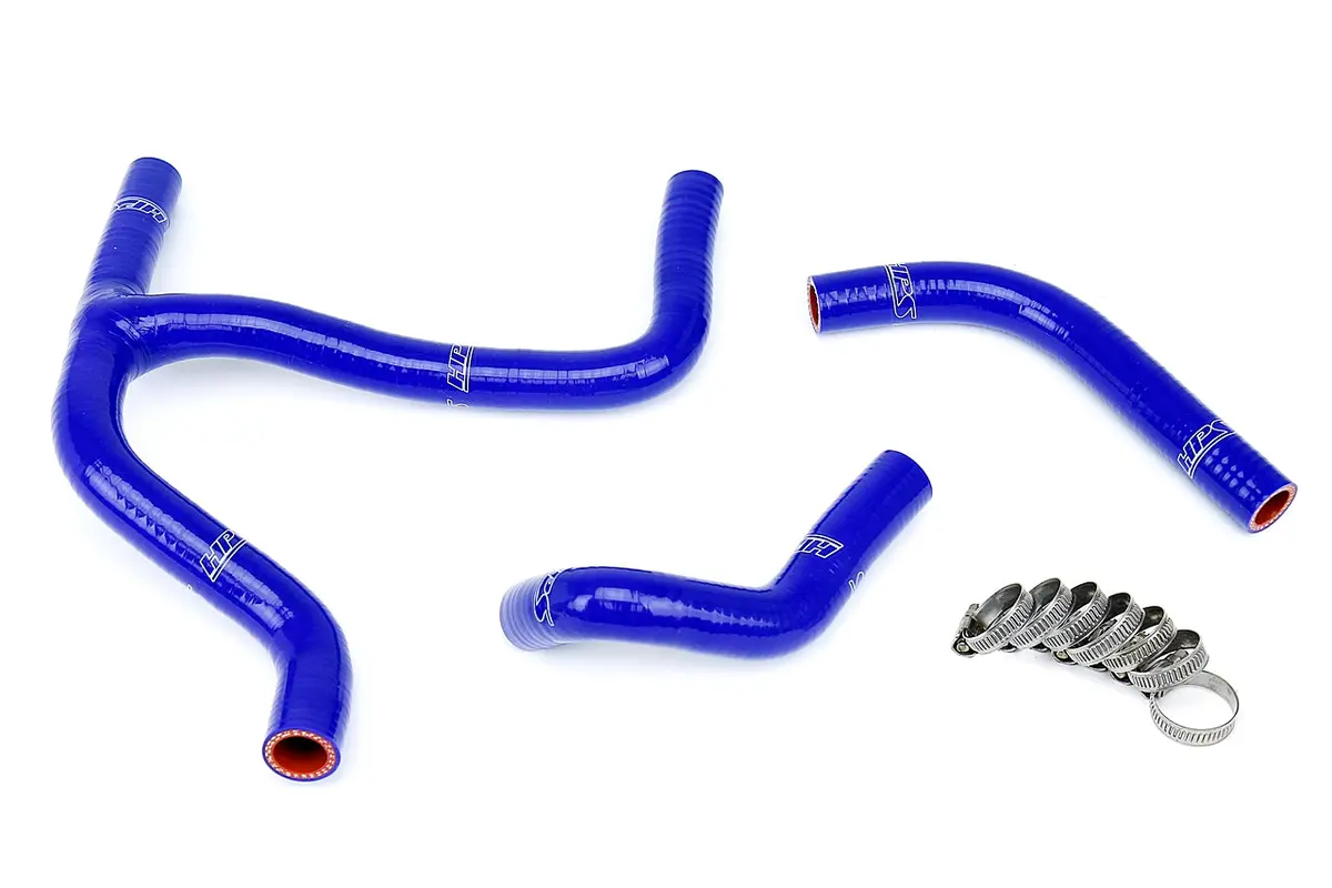Hps Performance High Temp Reinforced Silicone Radiator Coolant Hose Kit, Blue, 57-1255-Blue 1