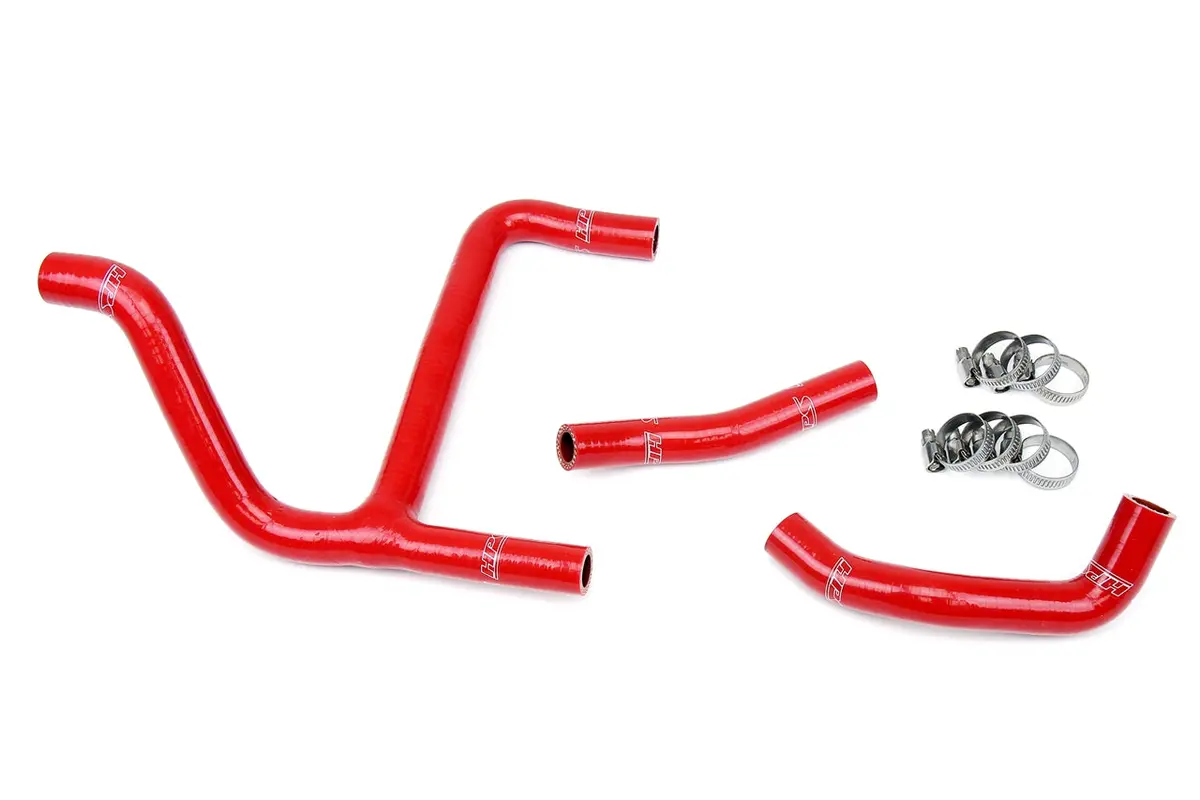 Hps Performance High Temp Reinforced Silicone Radiator Coolant Hose Kit, Red, 57-1256-Red 1