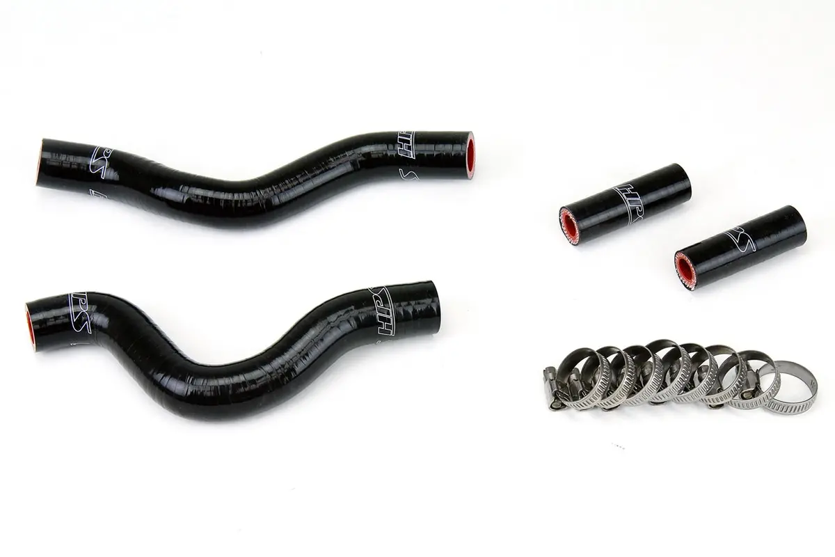 Hps Performance High Temp Reinforced Silicone Radiator Coolant Hose Kit, Black, 57-1257-Blk 1