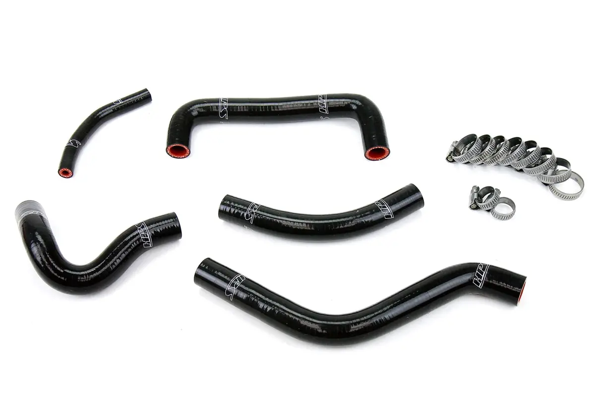 Hps Performance High Temp Reinforced Silicone Radiator Coolant Hose Kit, Black, 57-1258-Blk 1