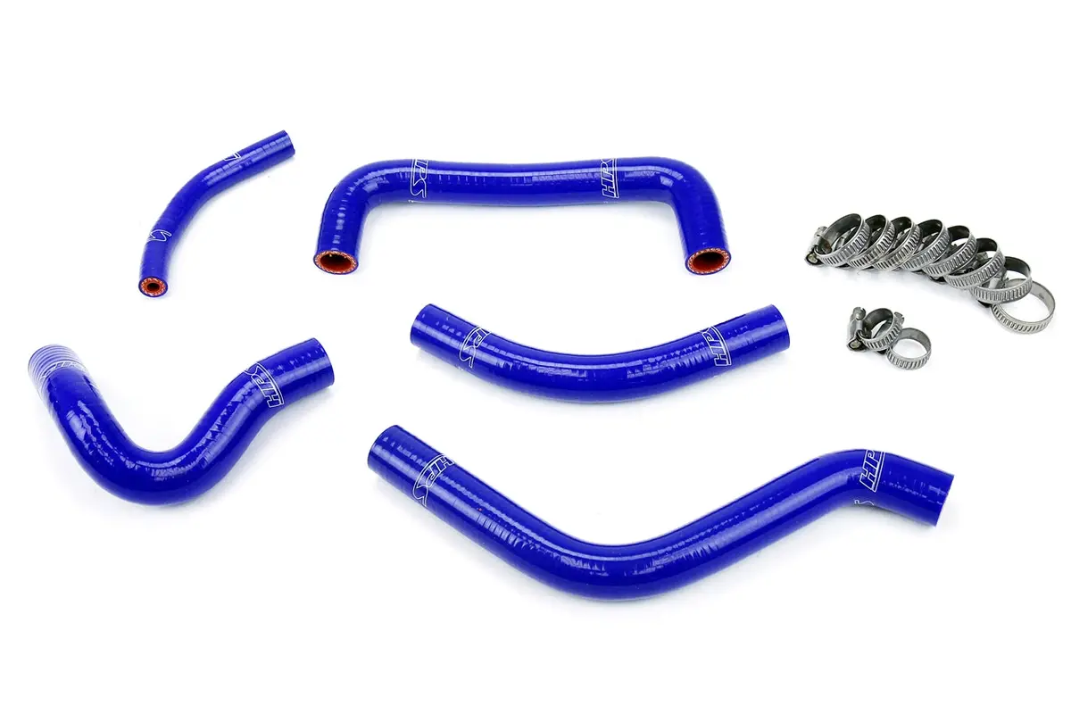 Hps Performance High Temp Reinforced Silicone Radiator Coolant Hose Kit, Blue, 57-1258-Blue 1