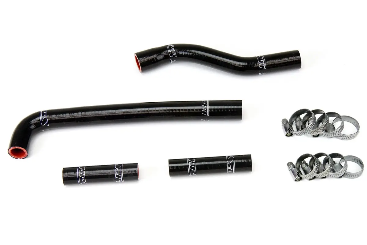 Hps Performance High Temp Reinforced Silicone Radiator Coolant Hose Kit, Black, 57-1259-Blk 1