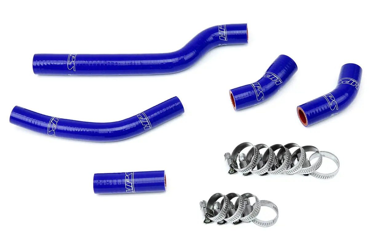 Hps Performance High Temp Reinforced Silicone Radiator Coolant Hose Kit, Blue, 57-1260-Blue 1
