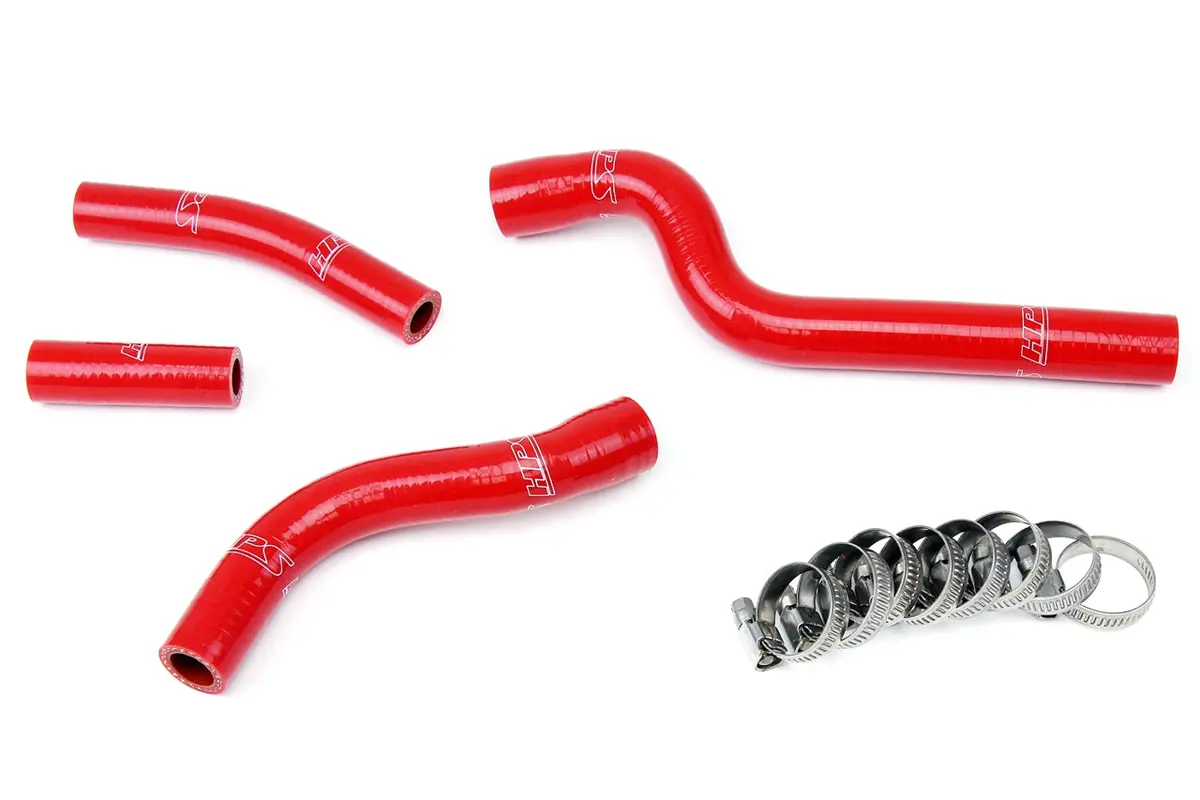 Hps Performance High Temp Reinforced Silicone Radiator Coolant Hose Kit, Red, 57-1261-Red 1