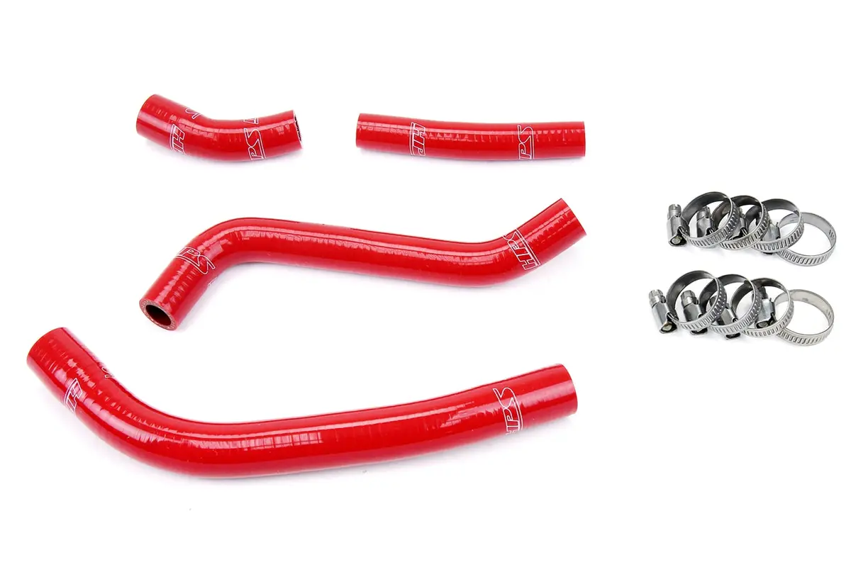 Hps Performance High Temp Reinforced Silicone Radiator Coolant Hose Kit, Red, 57-1263-Red 1