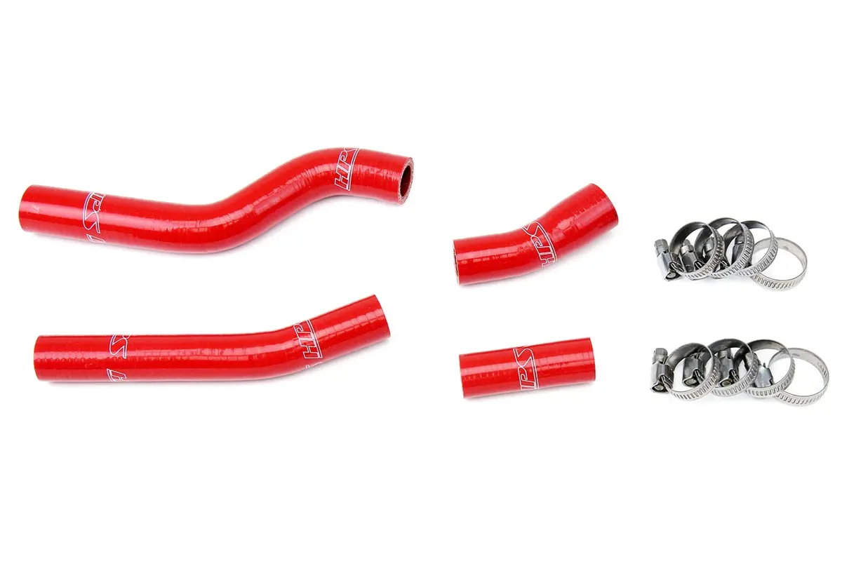 Hps Performance High Temp Reinforced Silicone Radiator Coolant Hose Kit, Red, 57-1264-Red 1