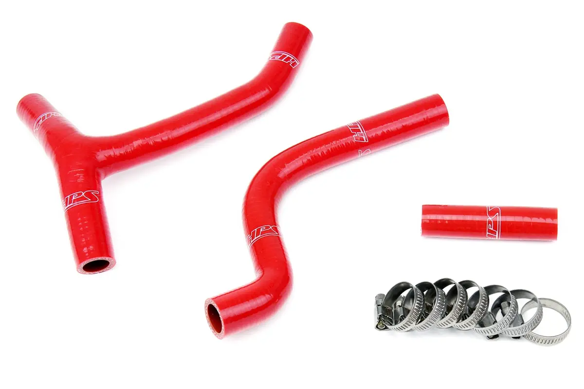 Hps Performance High Temp Reinforced Silicone Radiator Coolant Hose Kit, Red, 57-1265-Red 1