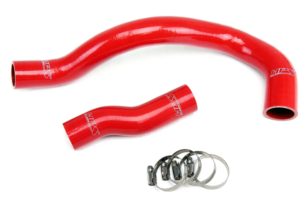 Hps Performance High Temp Reinforced Silicone Radiator Coolant Hose Kit, Red, 57-1266-Red 1