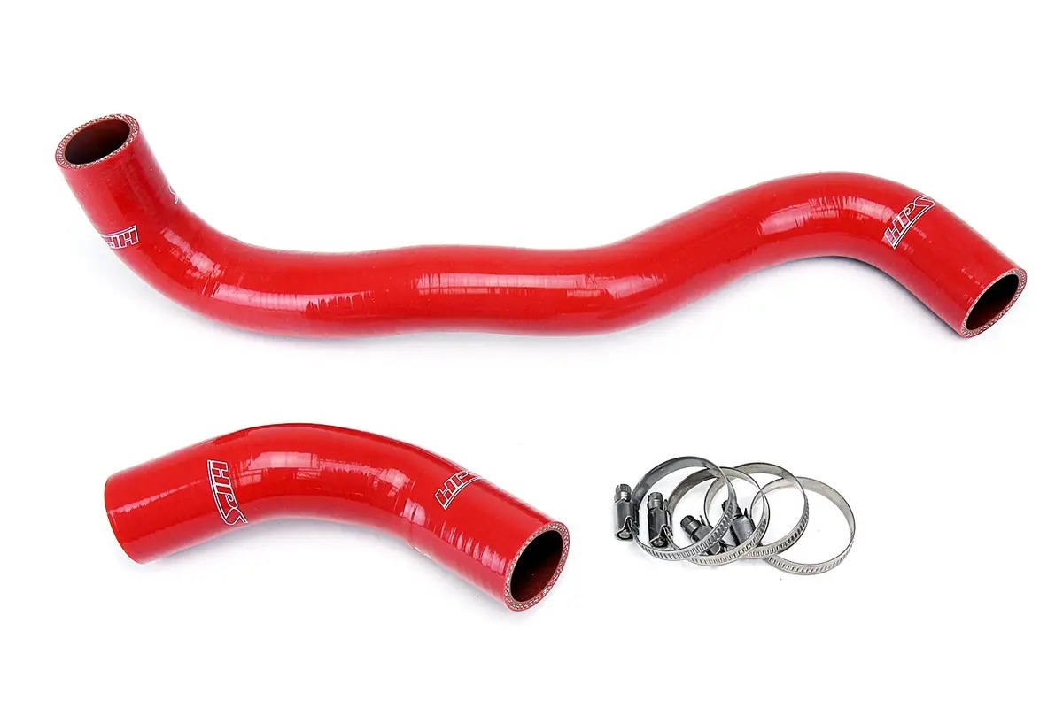 Hps Performance High Temp Reinforced Silicone Radiator Coolant Hose Kit, Red, 57-1267-Red 1