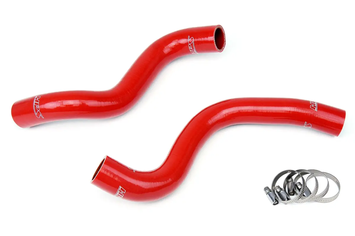 Hps Performance High Temp Reinforced Silicone Radiator Coolant Hose Kit, Red, 57-1269-Red 1