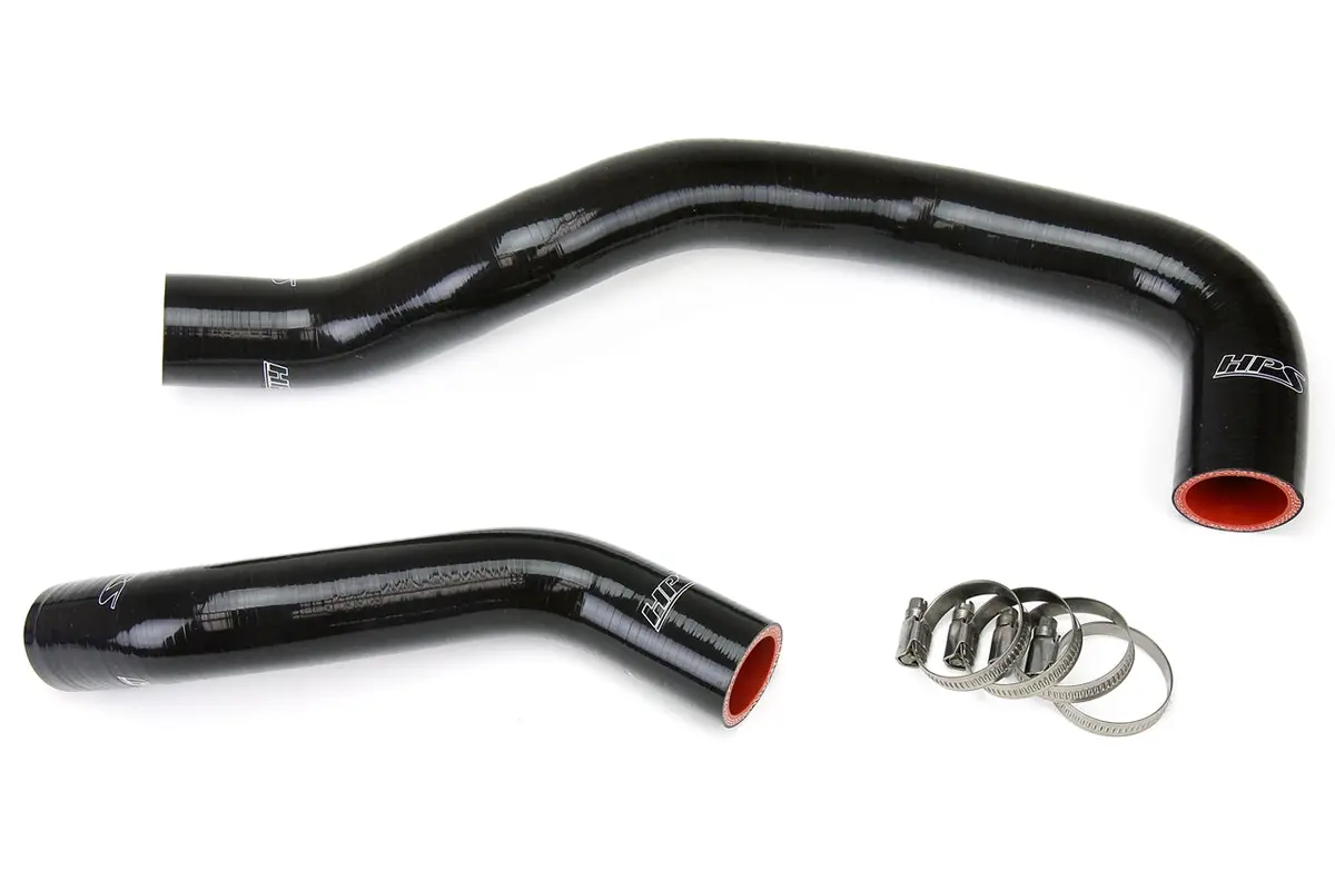 Hps Performance High Temp Reinforced Silicone Radiator And Heater Coolant Hose Kit, Black, 57-1271-Blk 1