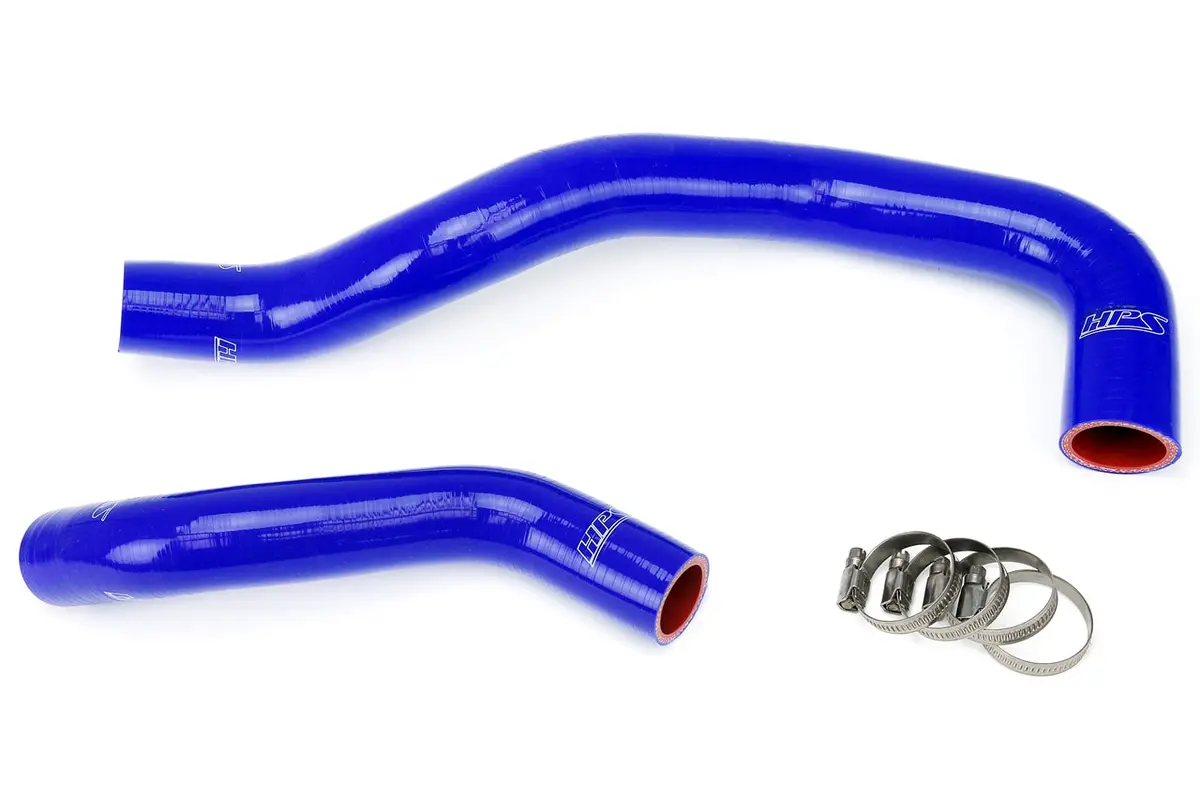Hps Performance High Temp Reinforced Silicone Radiator And Heater Coolant Hose Kit, Blue, 57-1271-Blue 1