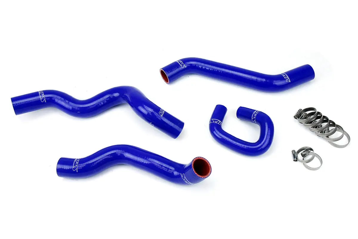 Hps Performance High Temp Reinforced Silicone Radiator Coolant Hose Kit, Blue, 57-1275-Blue 1
