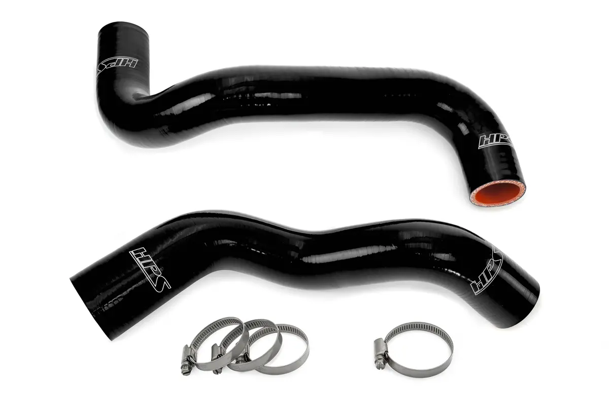 Hps Performance High Temp Reinforced Silicone Radiator Coolant Hose Kit, Black, 57-1276R-Blk 1