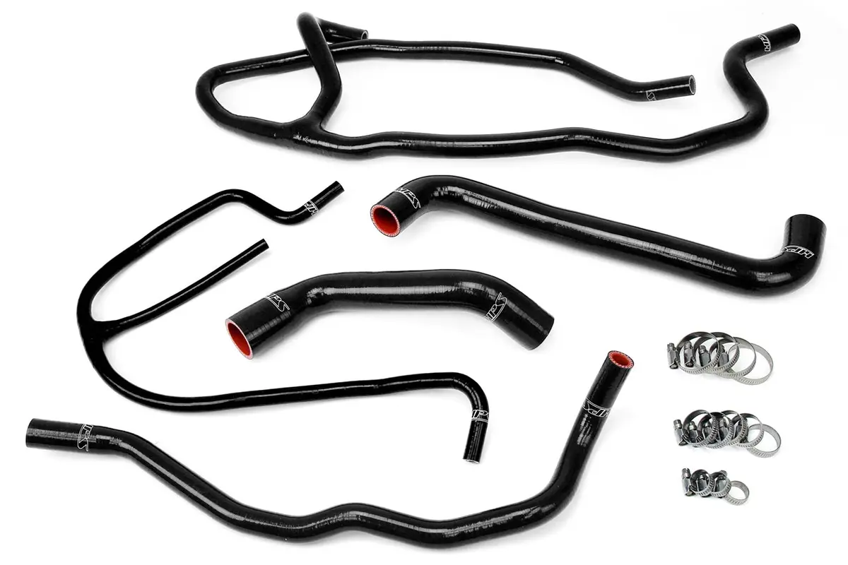 Hps Performance High Temp Reinforced Silicone Radiator And Heater Coolant Hose Kit, Black, 57-1277-Blk 1