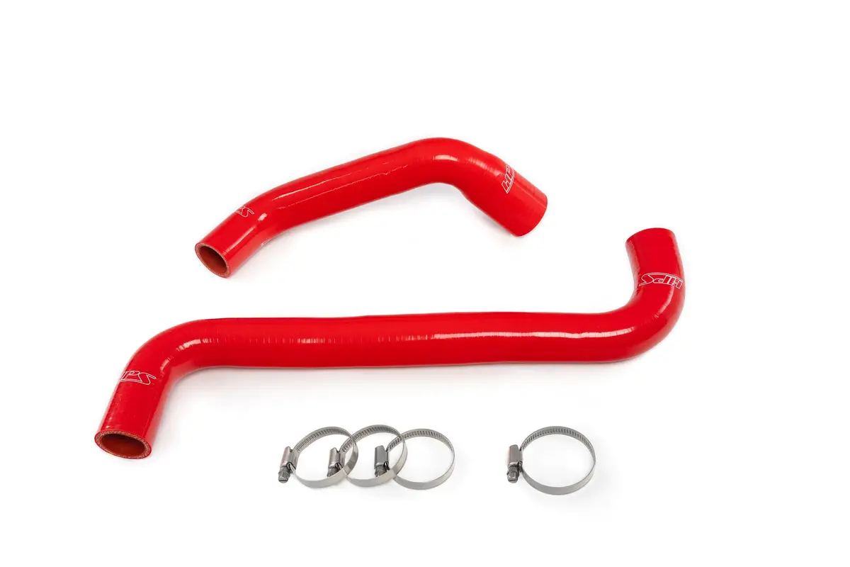 Hps Performance High Temp Reinforced Silicone Radiator Coolant Hose Kit, Red, 57-1277R-Red 1