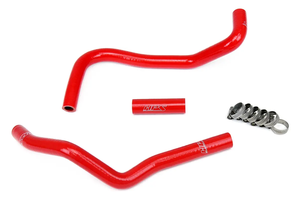 Hps Performance High Temp Reinforced Silicone Heater Coolant Hose Kit, Red, 57-1282-Red 1