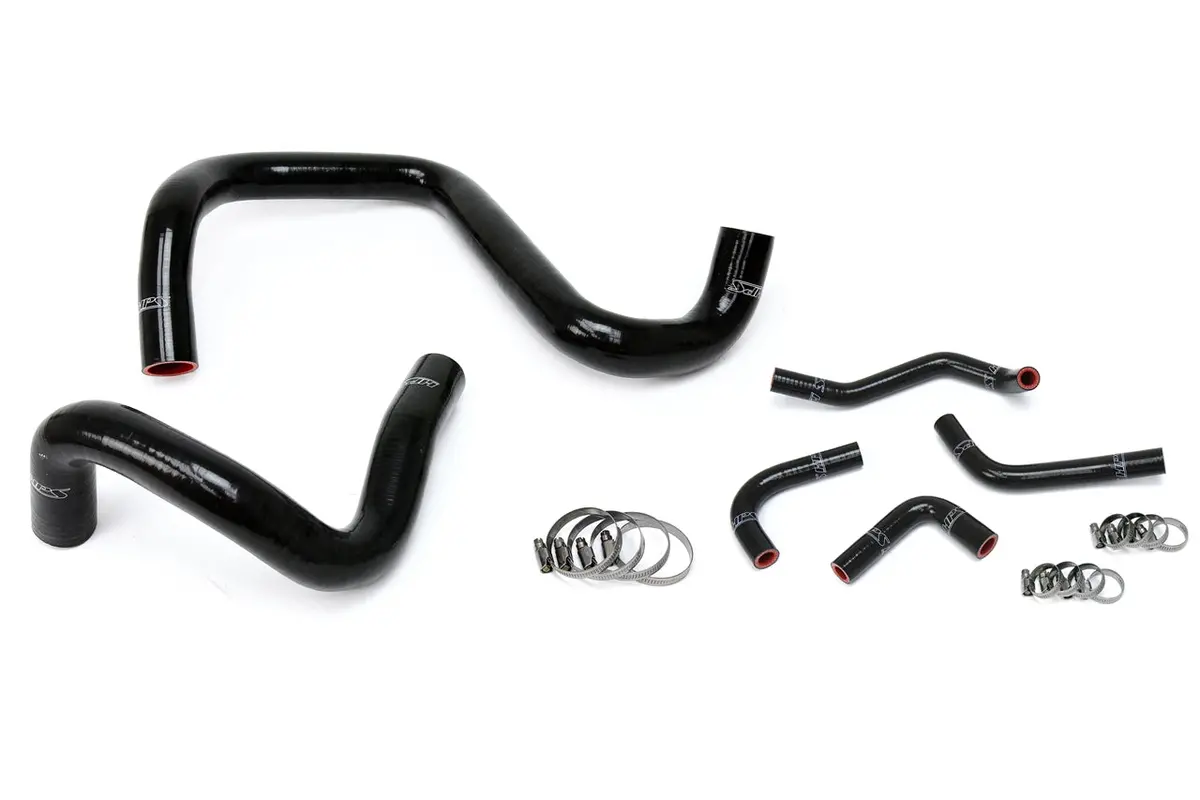 Hps Performance High Temp Reinforced Silicone Radiator And Heater Coolant Hose Kit, Black, 57-1285-Blk 1