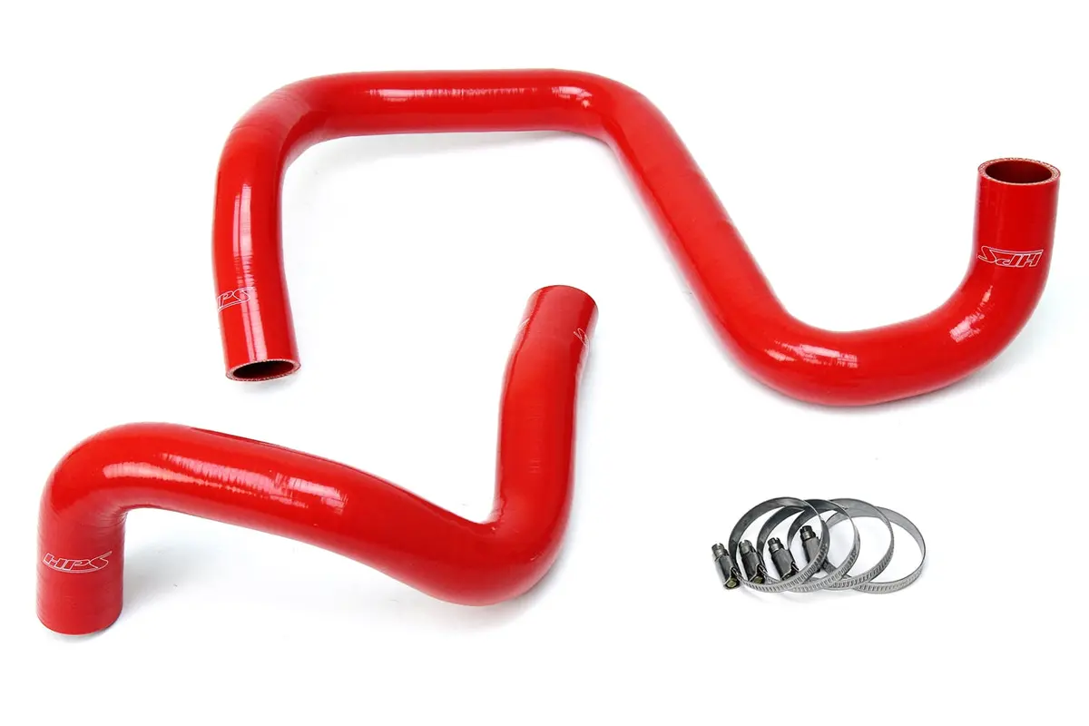 Hps Performance High Temp Reinforced Silicone Radiator Coolant Hose Kit, Red, 57-1285R-Red 1
