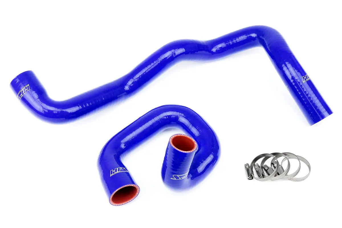 Hps Performance High Temp Reinforced Silicone Radiator Coolant Hose Kit, Blue, 57-1287-Blue 1