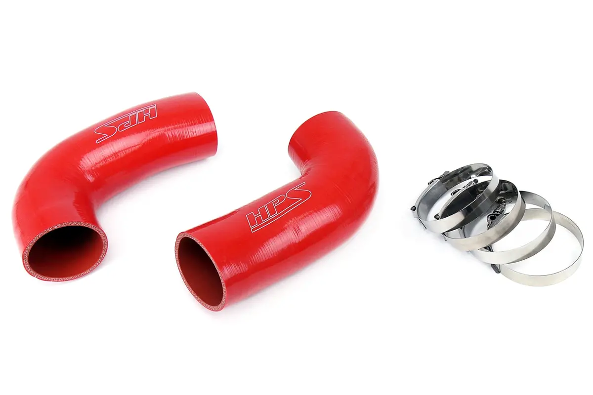 Hps Performance High Temp Reinforced Silicone Air Intake Hose Kit, Red, 57-1291-Red 1