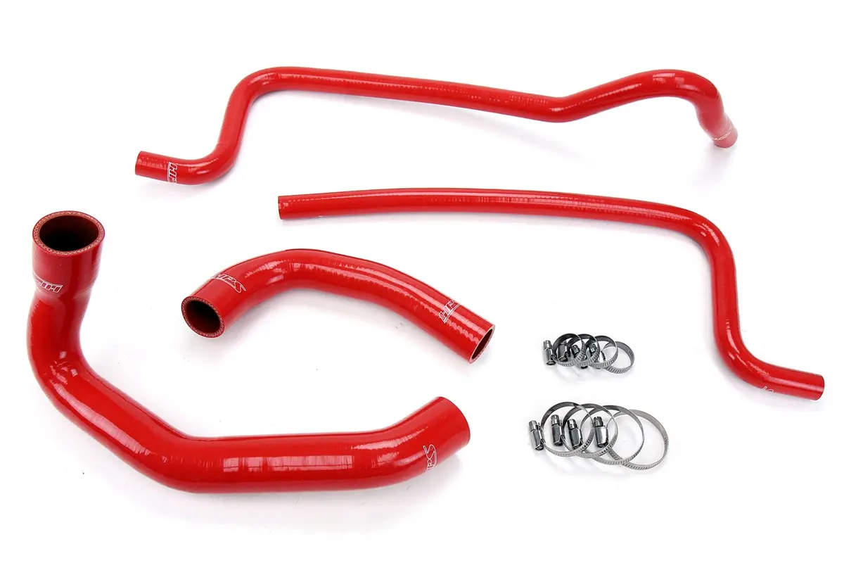 Hps Performance High Temp Reinforced Silicone Radiator And Heater Coolant Hose Kit, Red, 57-1292-Red 1