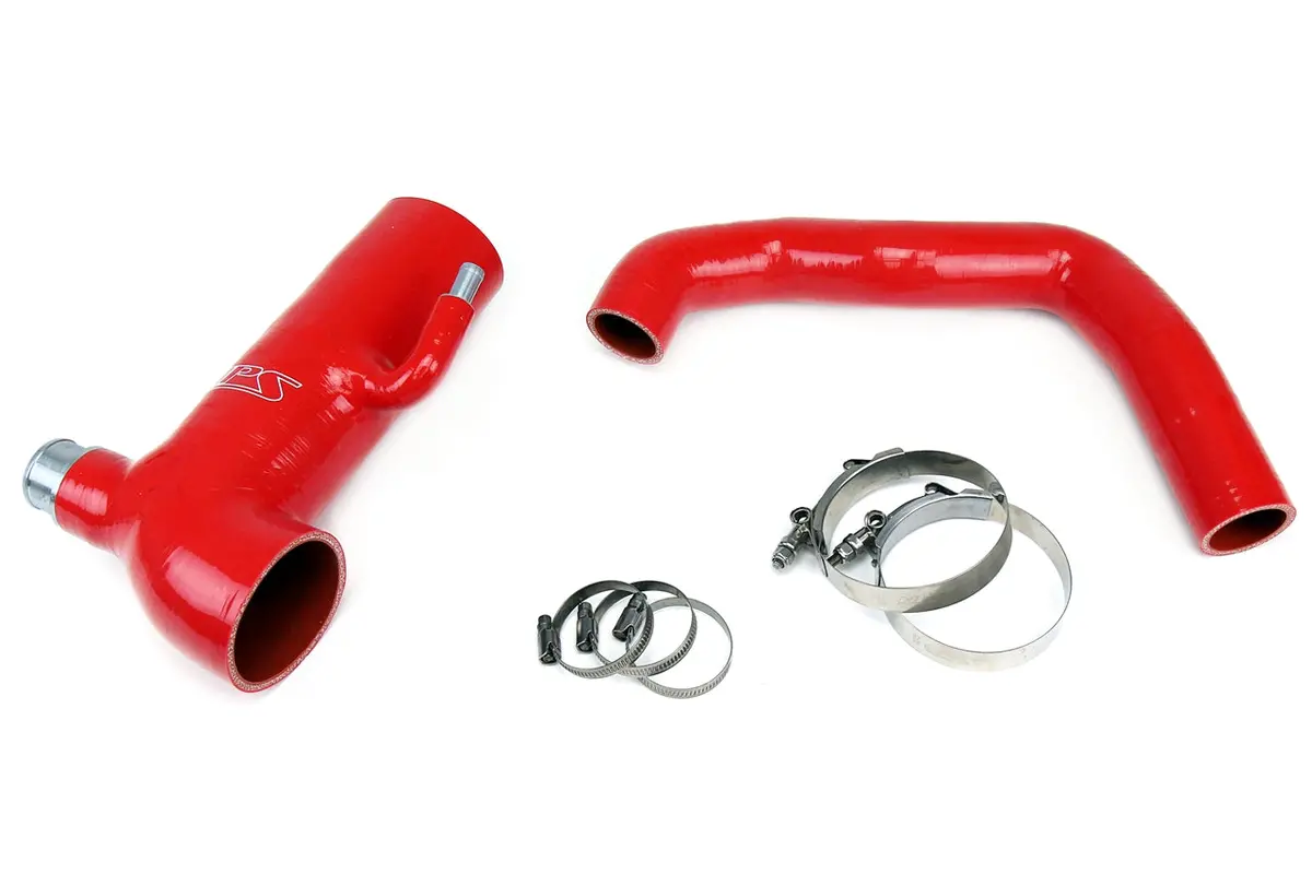 Hps Performance High Temp Reinforced Silicone Air Intake Hose Kit, Red, 57-1293-Red 1