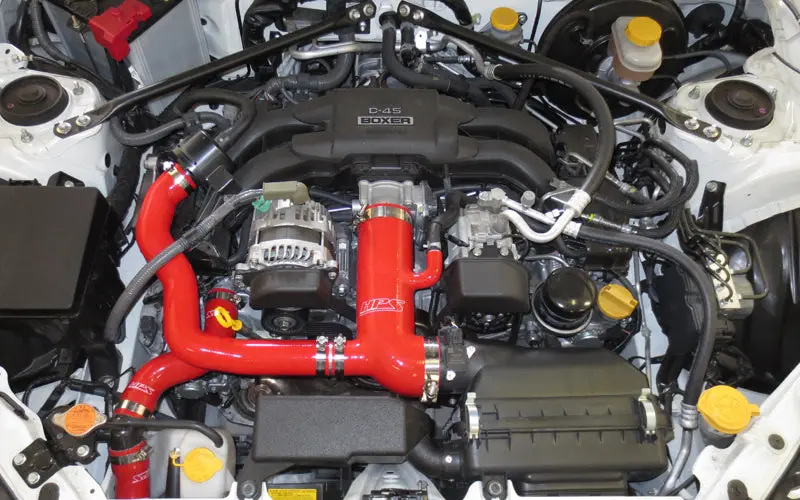 Hps Performance High Temp Reinforced Silicone Air Intake Hose Kit, Red, 57-1293-Red 2