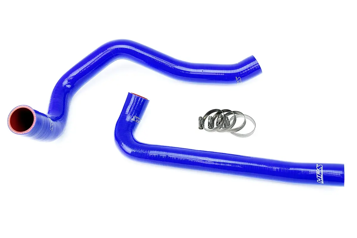 Hps Performance High Temp Reinforced Silicone Radiator Coolant Hose Kit, Blue, 57-1299-Blue 1