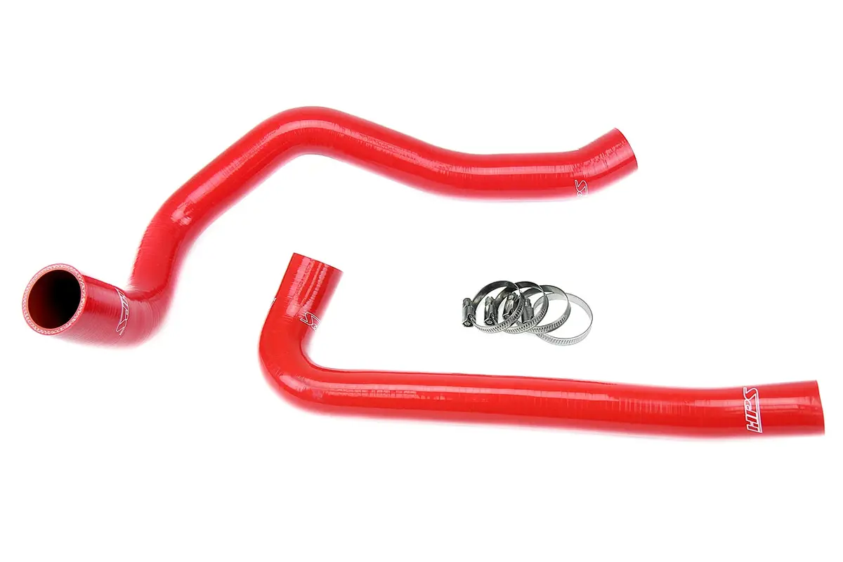 Hps Performance High Temp Reinforced Silicone Radiator Coolant Hose Kit, Red, 57-1299-Red 1