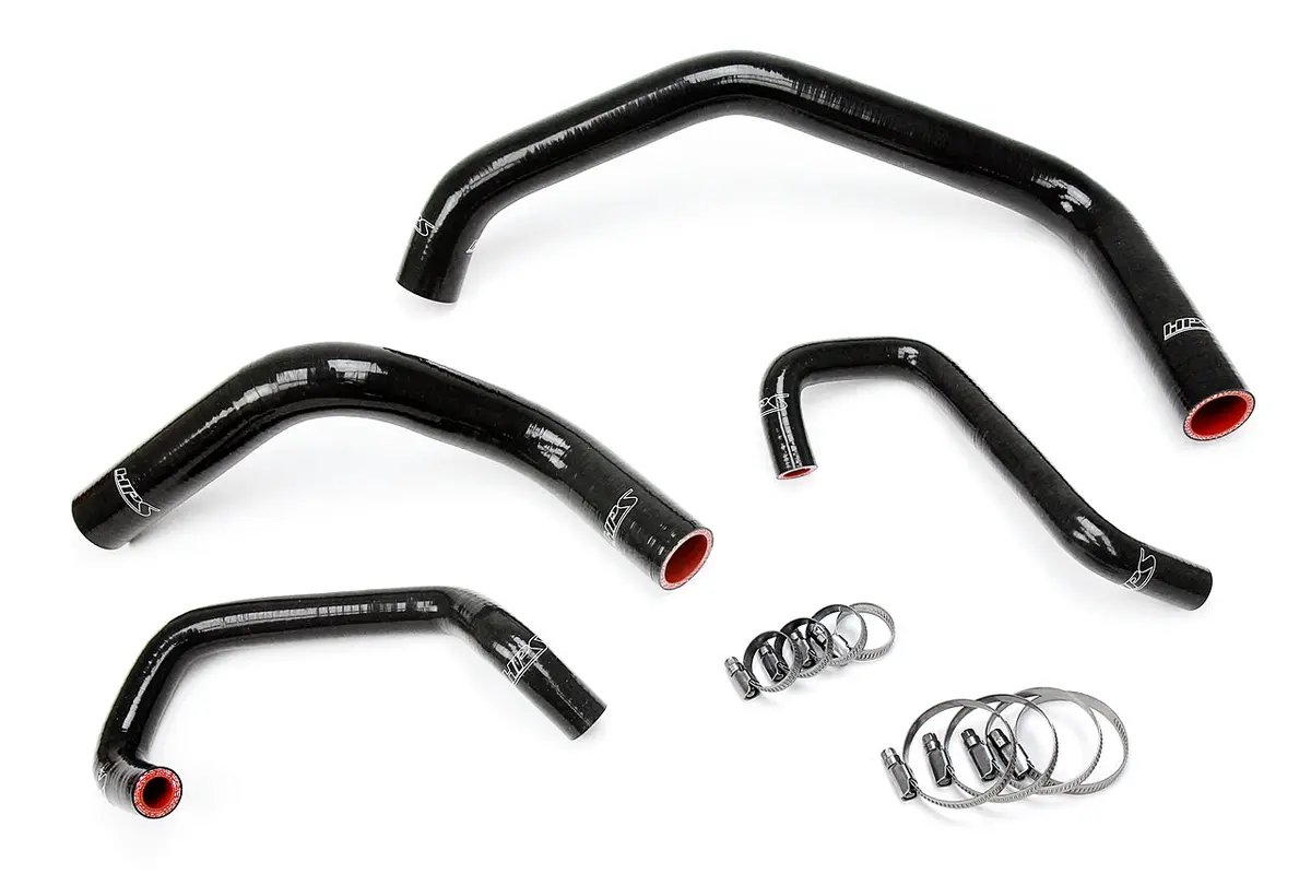 Hps Performance High Temp Reinforced Silicone Radiator Coolant Hose Kit, Black, 57-1301-Blk 1