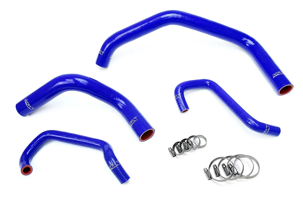 Hps Performance High Temp Reinforced Silicone Radiator Coolant Hose Kit, Blue, 57-1301-Blue 1