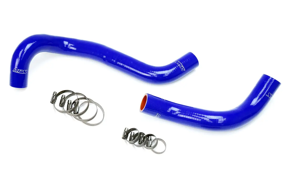 Hps Performance High Temp Reinforced Silicone Radiator Coolant Hose Kit, Blue, 57-1303-Blue 1