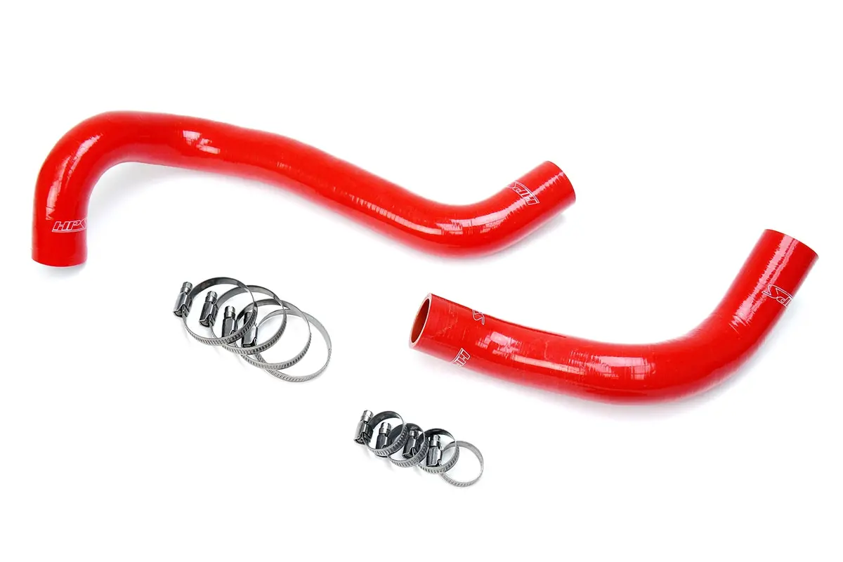 Hps Performance High Temp Reinforced Silicone Radiator Coolant Hose Kit, Red, 57-1303-Red 1