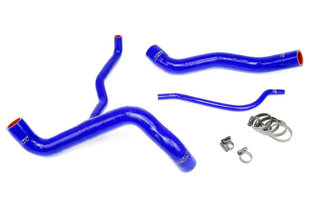 Hps Performance High Temp Reinforced Silicone Radiator Coolant Hose Kit, Blue, 57-1304-Blue 1