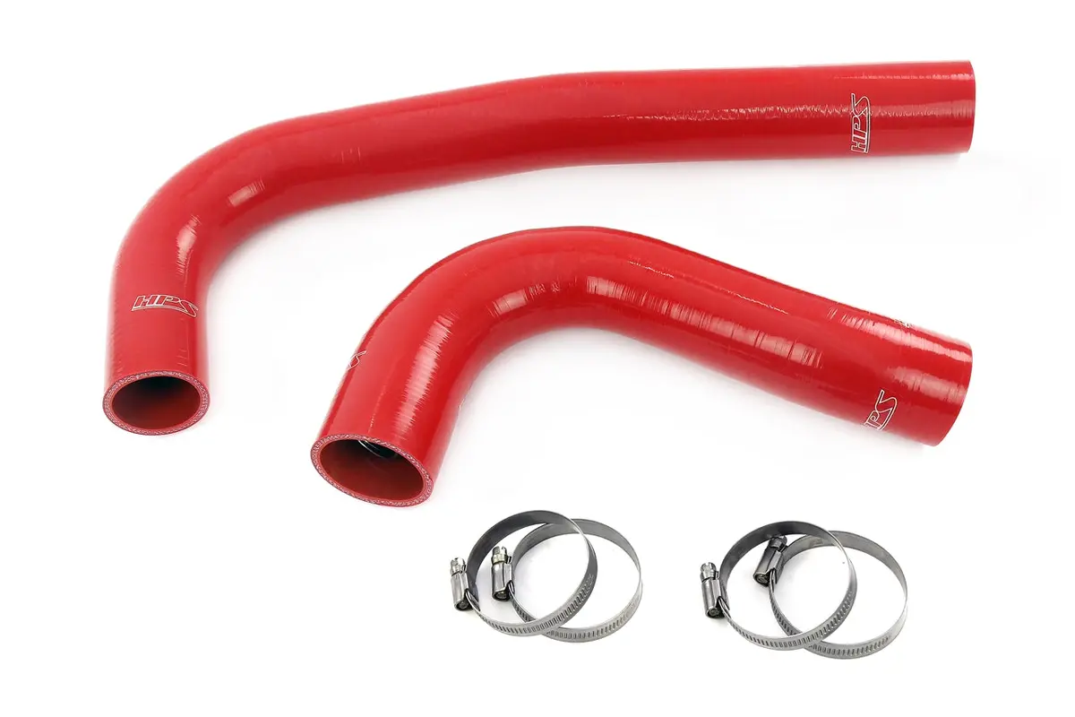 Hps Performance High Temp Reinforced Silicone Radiator Coolant Hose Kit, Red, 57-1308-Red 1