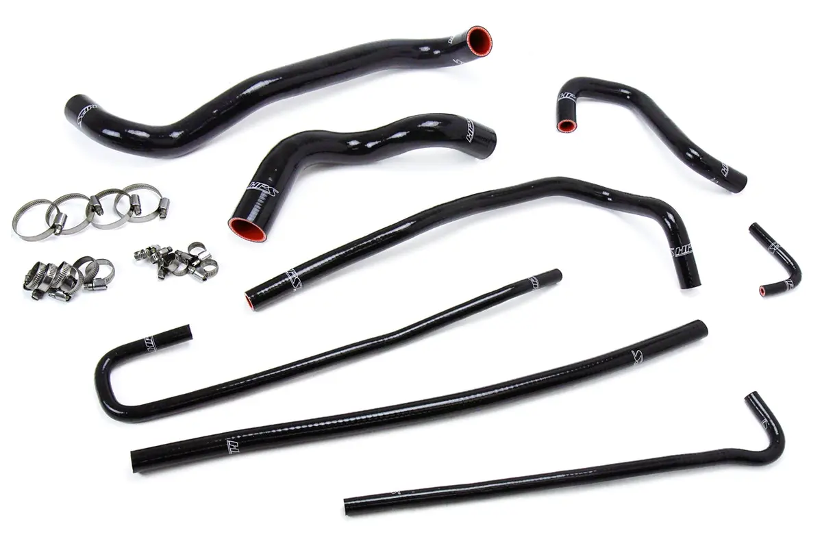 Hps Performance High Temp Reinforced Silicone Radiator And Heater Coolant Hose Kit, Black, 57-1316-Blk 1