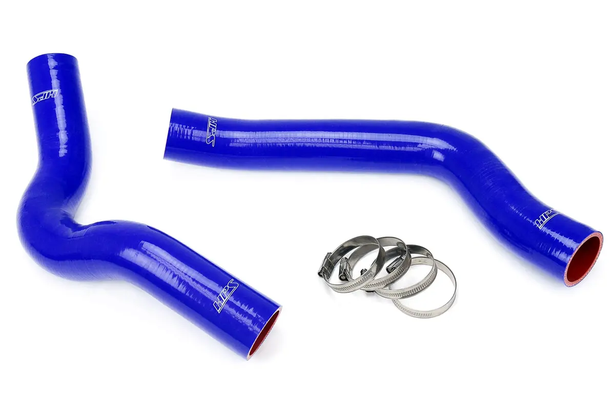 Hps Performance High Temp Reinforced Silicone Radiator Coolant Hose Kit, Blue, 57-1317-Blue 1