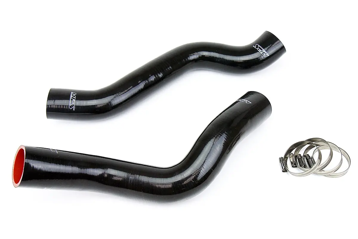 Hps Performance High Temp Reinforced Silicone Radiator Coolant Hose Kit, Black, 57-1318-Blk 1