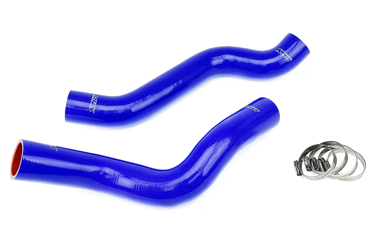Hps Performance High Temp Reinforced Silicone Radiator Coolant Hose Kit, Blue, 57-1318-Blue 1