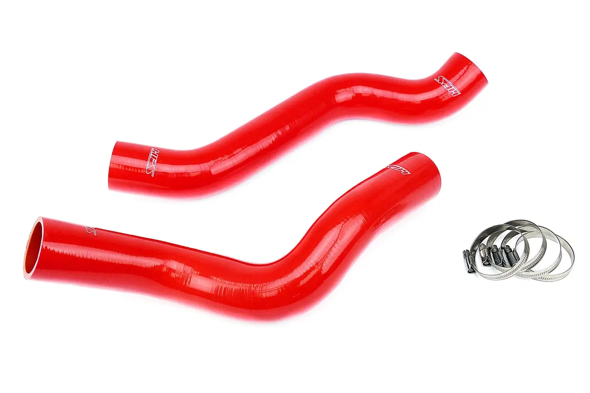 Hps Performance High Temp Reinforced Silicone Radiator Coolant Hose Kit, Red, 57-1318-Red 1