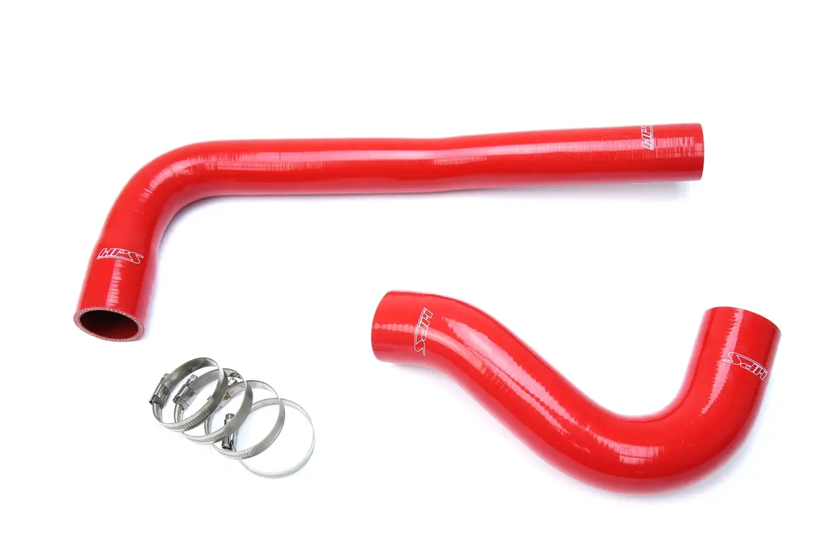 Hps Performance High Temp Reinforced Silicone Radiator Coolant Hose Kit, Red, 57-1322-Red 1