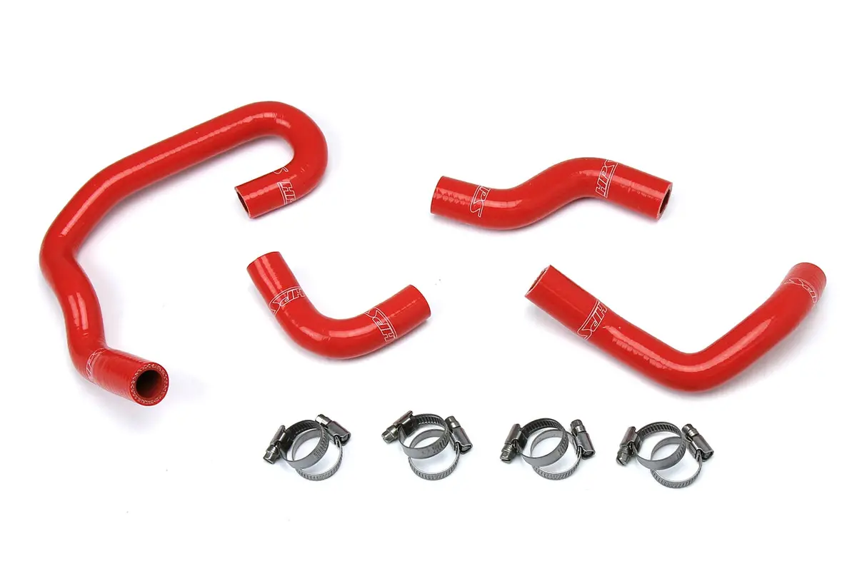 Hps Performance High Temp Reinforced Silicone Heater Coolant Hose Kit, Red, 57-1323H-Red 1