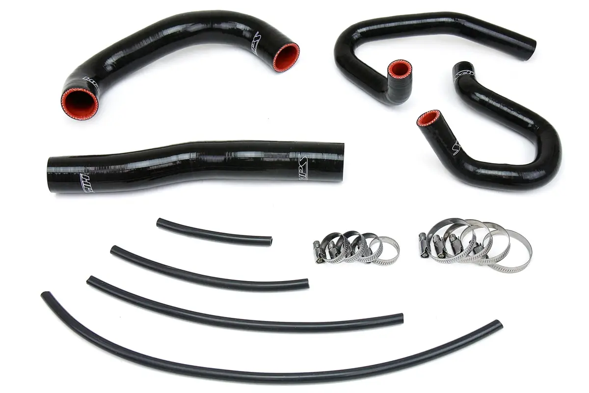 Hps Performance High Temp Reinforced Silicone Radiator And Heater Coolant Hose Kit, Black, 57-1324-Blk 1