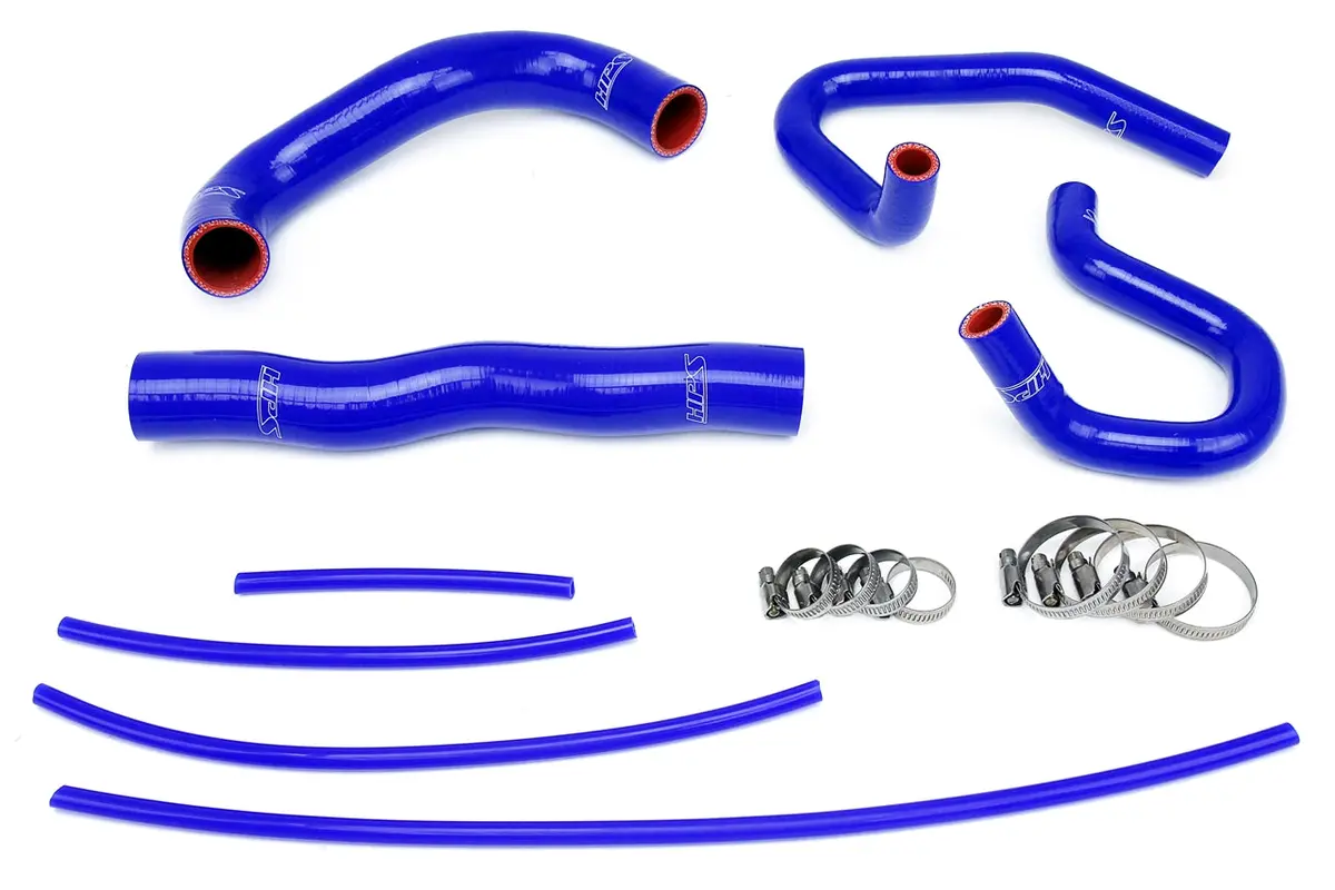 Hps Performance High Temp Reinforced Silicone Radiator And Heater Coolant Hose Kit, Blue, 57-1324-Blue 1