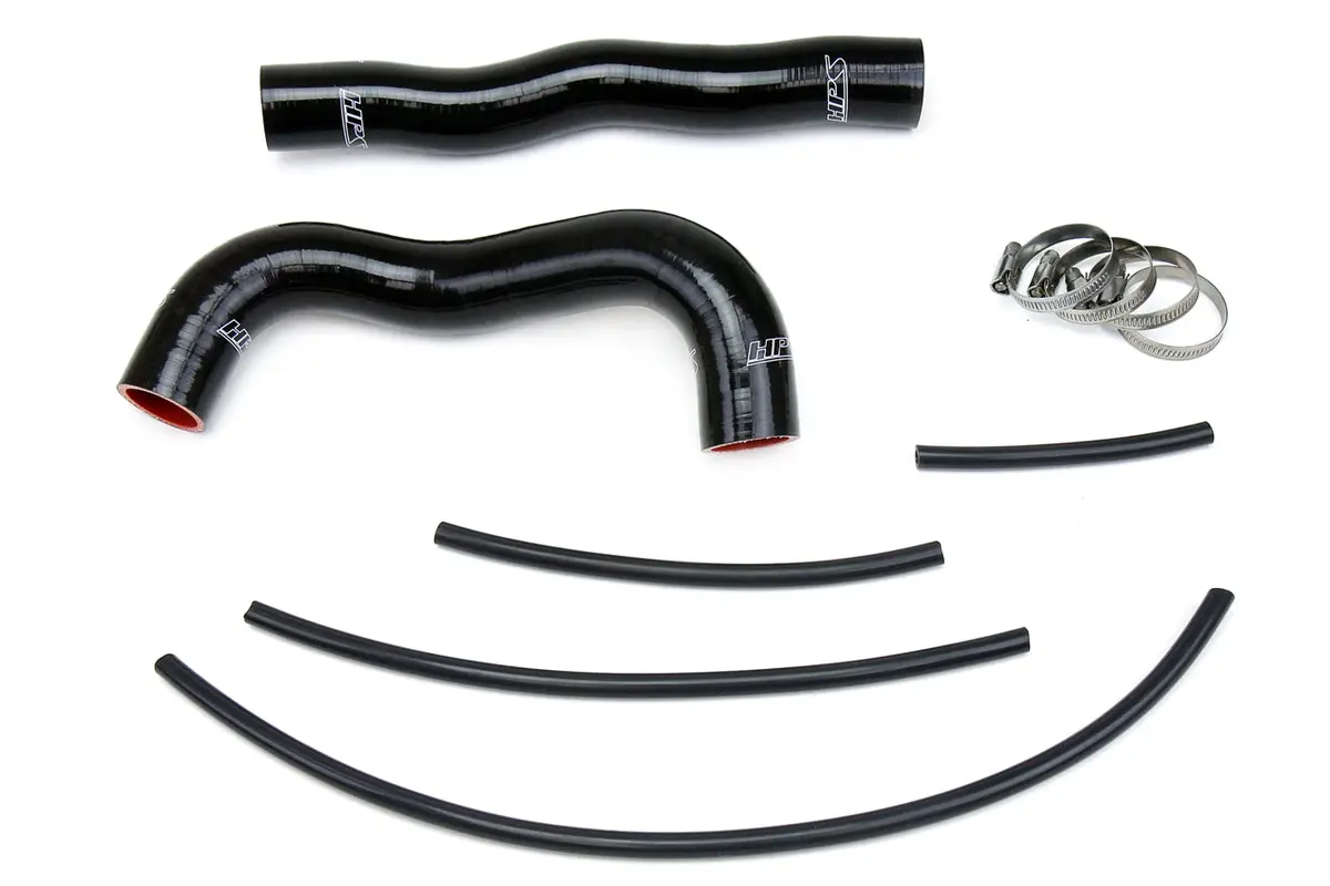 Hps Performance High Temp Reinforced Silicone Radiator Coolant Hose Kit, Black, 57-1324R-Blk 1