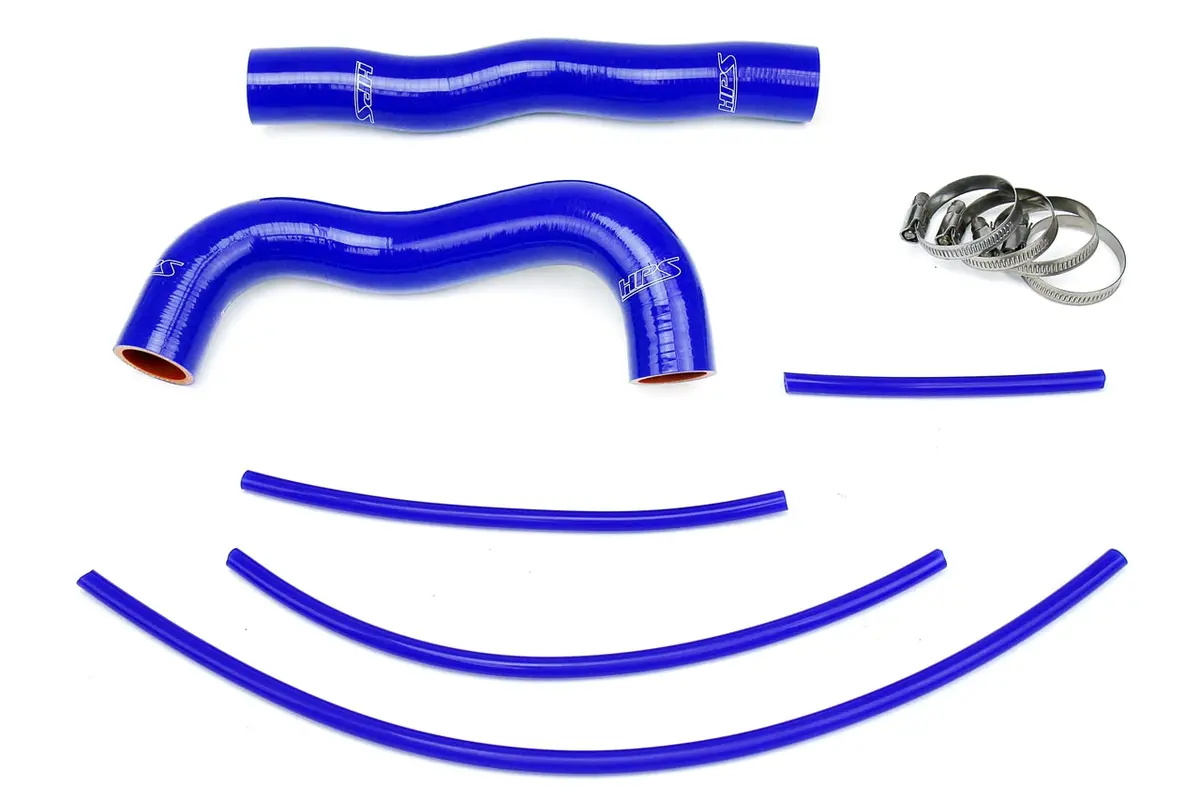 Hps Performance High Temp Reinforced Silicone Radiator Coolant Hose Kit, Blue, 57-1324R-Blue 1