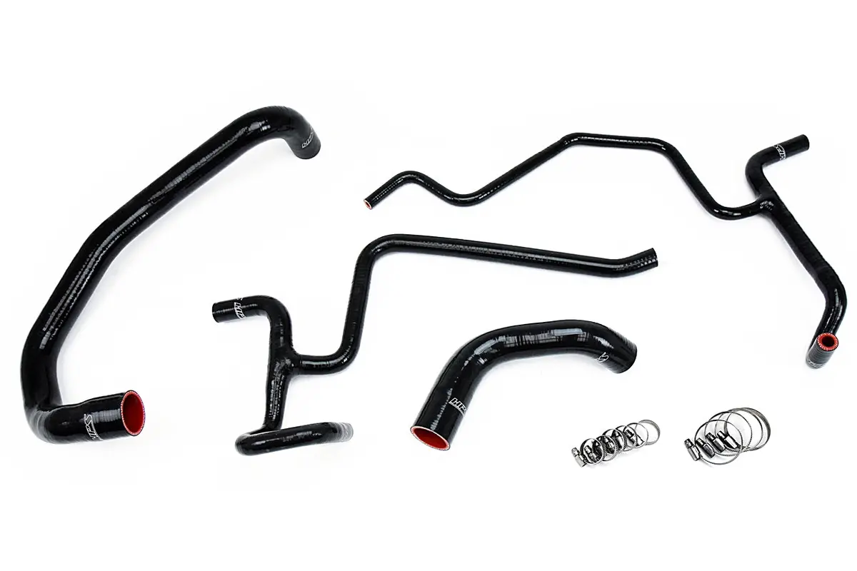 Hps Performance High Temp Reinforced Silicone Radiator And Heater Coolant Hose Kit, Black, 57-1326-Blk 1