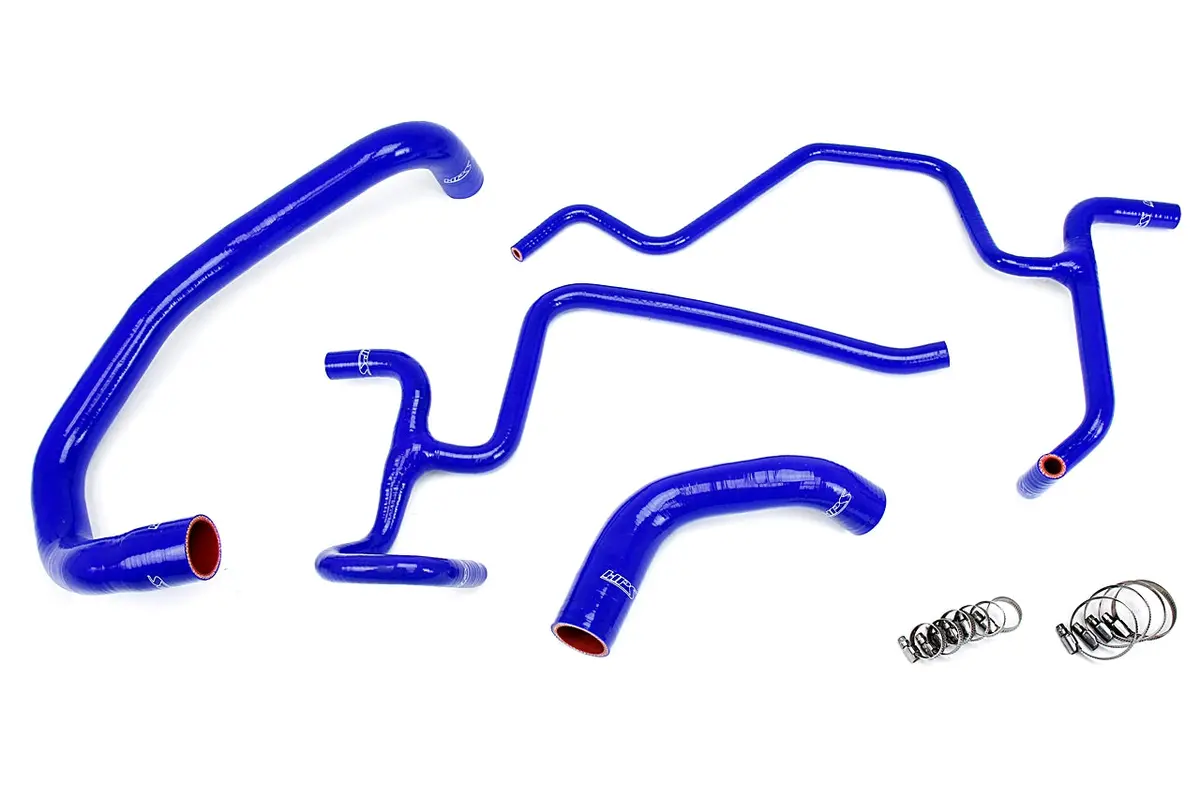 Hps Performance High Temp Reinforced Silicone Radiator And Heater Coolant Hose Kit, Blue, 57-1326-Blue 1